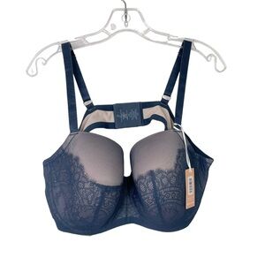 Thirdlove Eyelash Lace Plunge Bra, 44C